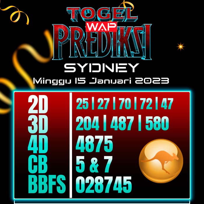 PREDIKSI TOGEL SYDNEY 