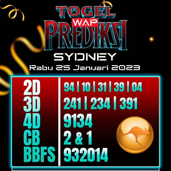 PREDIKSI TOGEL SYDNEY 